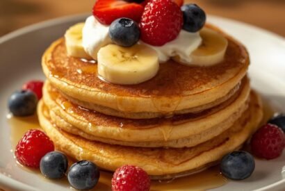 Thumbnail for High-Protein Banana Pancakes