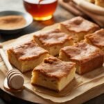 honey cinnamon blondies