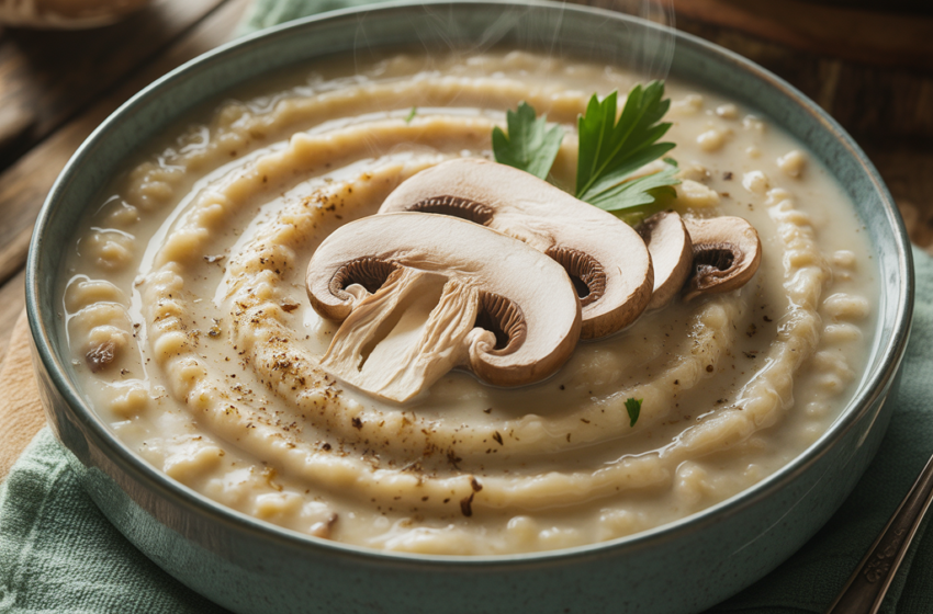 creamy mushroom soup