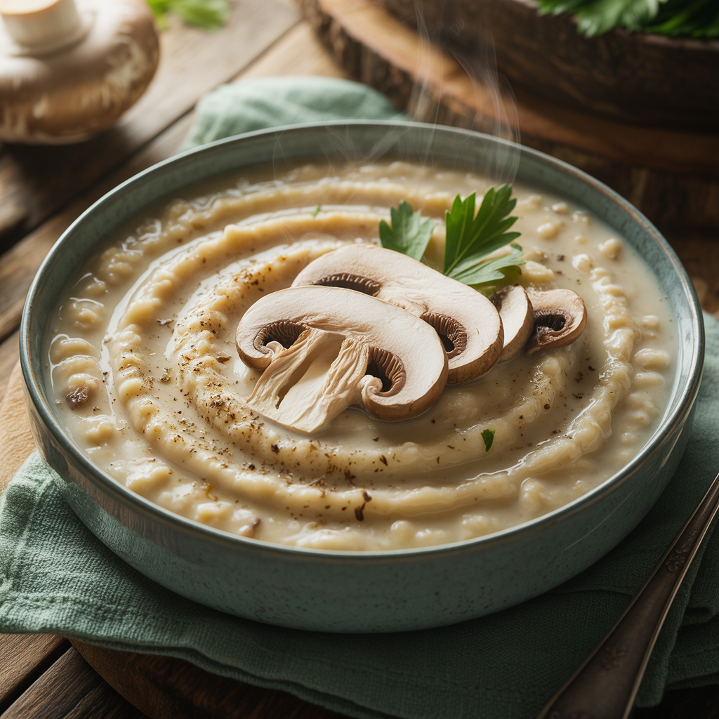 creamy mushroom soup