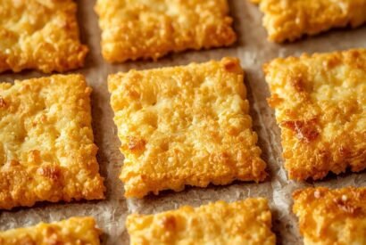 Thumbnail for Crispy Keto “Cheez-It” Crackers