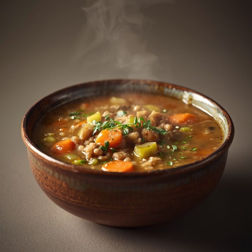  lentil soup with veggies