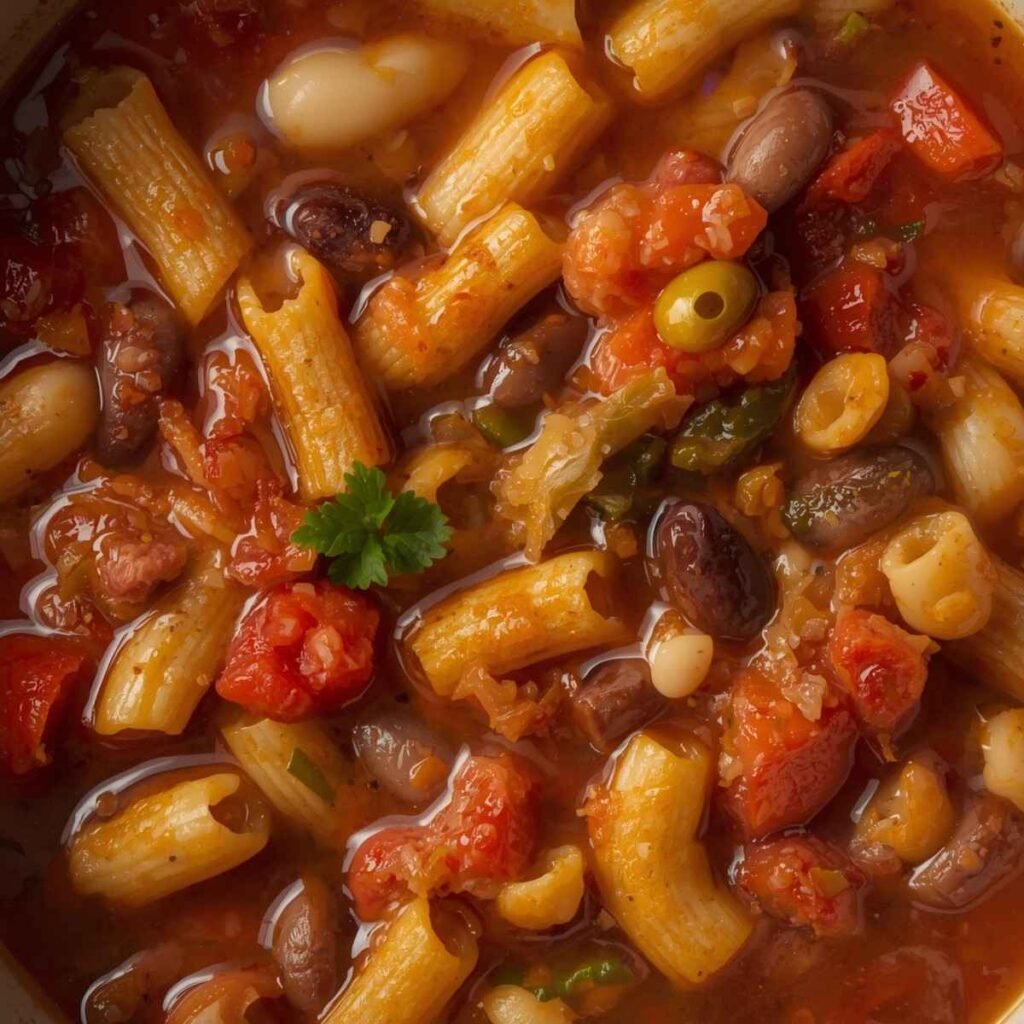 minestrone with pasta