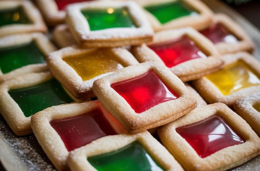 stained glass cookies