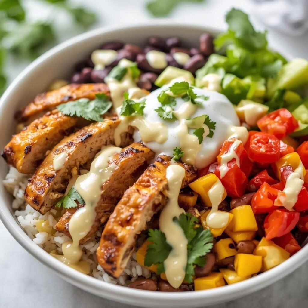 street corn chicken bowl