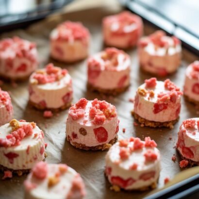 strawberry cheesecake crunch bites