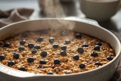 Thumbnail for Make-Ahead Blueberry Protein Baked Steel-Cut Oats
