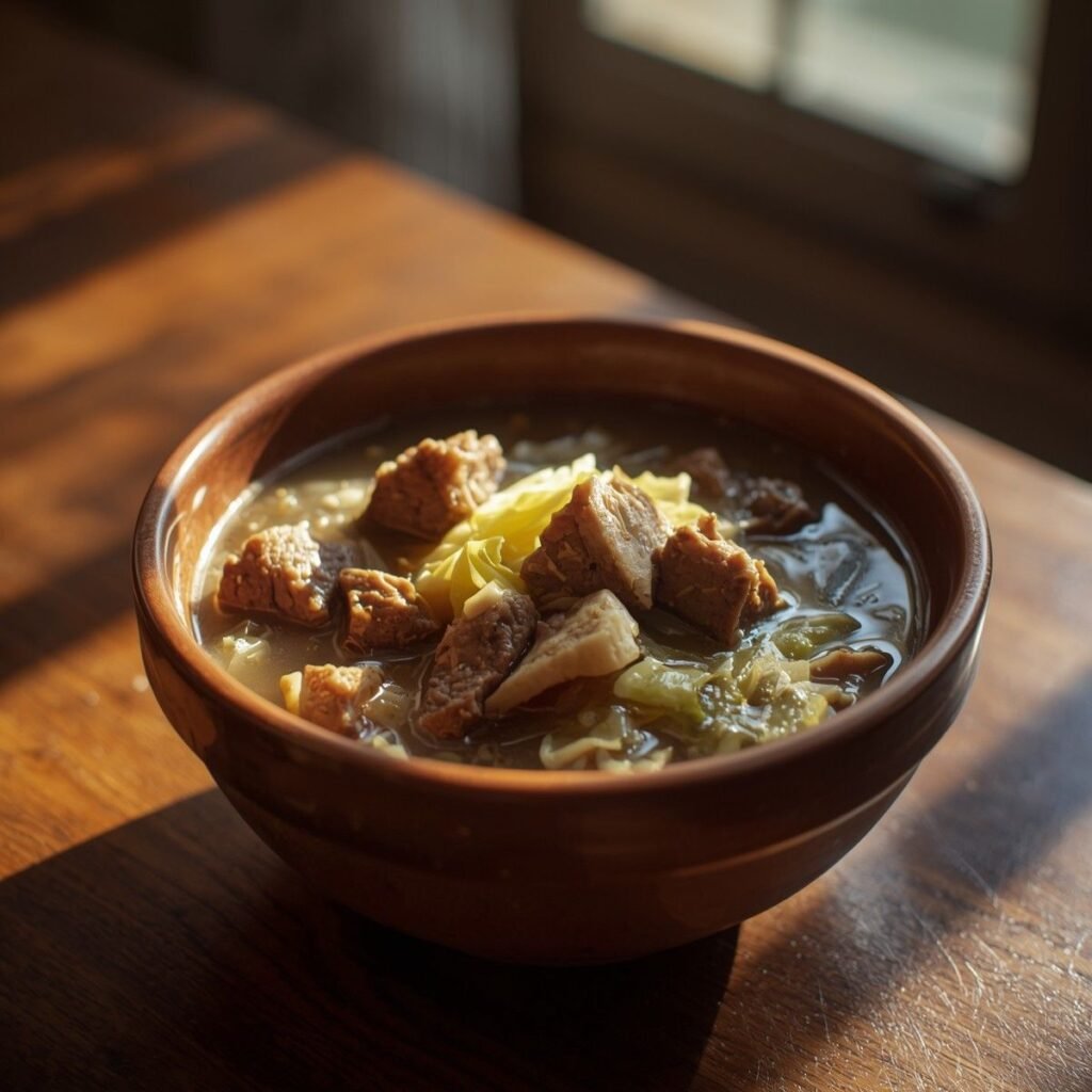 Beef cabbage soup