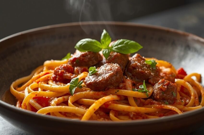 Bold & Spicy Italian Drunken Noodles