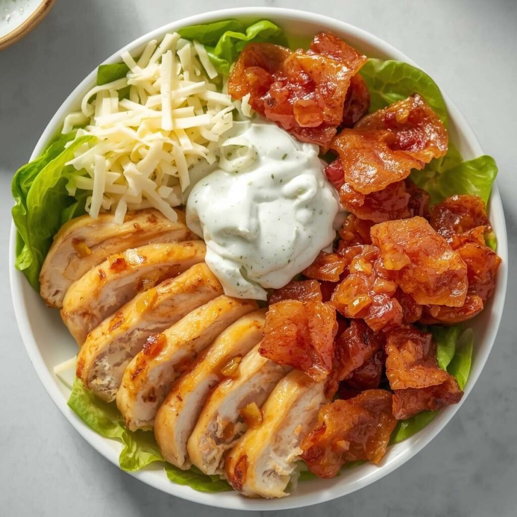  Chicken Bacon Ranch Salad