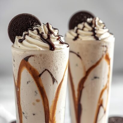 Classic Creamy homemade Oreo Milkshake