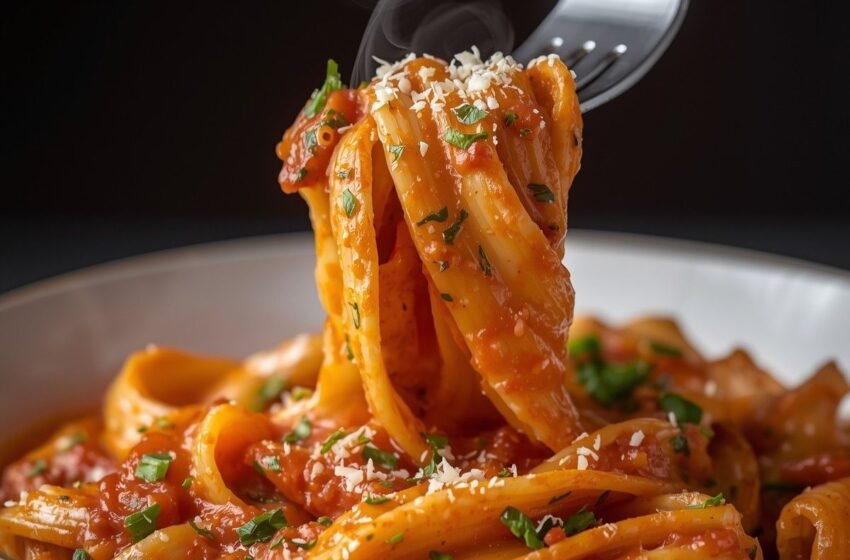 Comforting Creamy Tomato and Garlic Pasta
