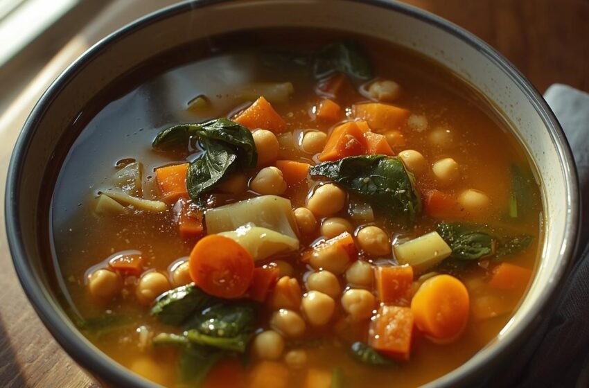 Cozy Vegetable Mediterranean Soup