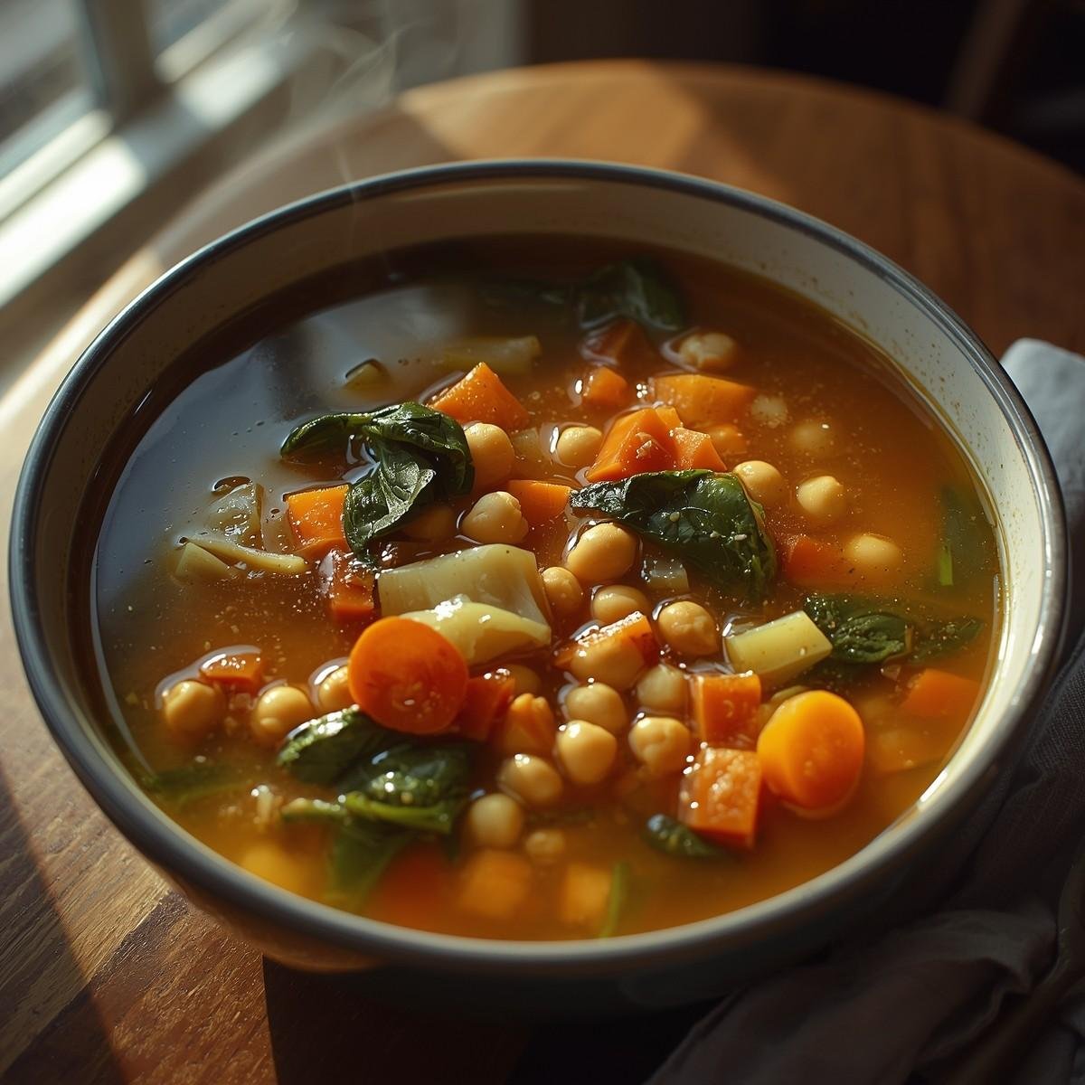 Cozy Vegetable Mediterranean Soup