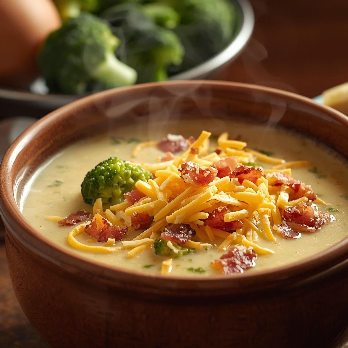 Creamy Keto Broccoli Cheddar Soup
