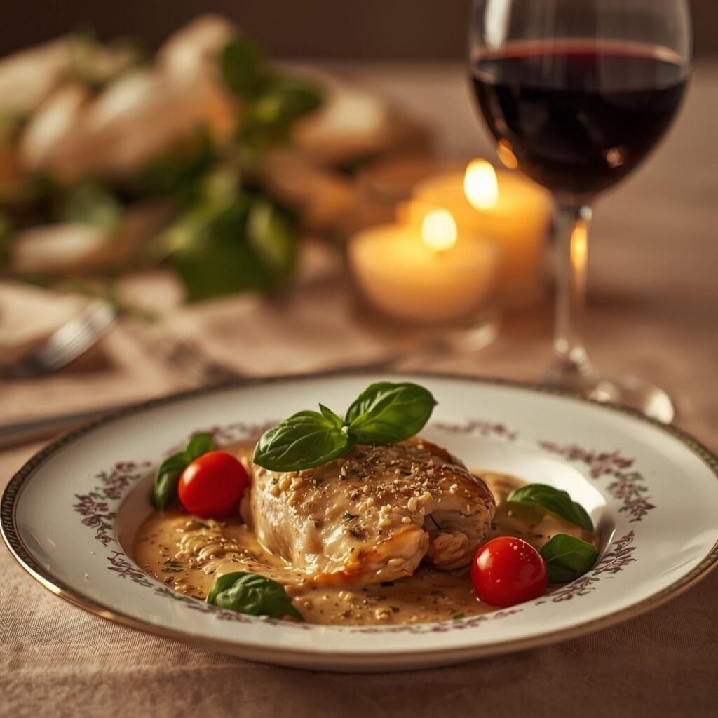 Creamy Tuscan chicken