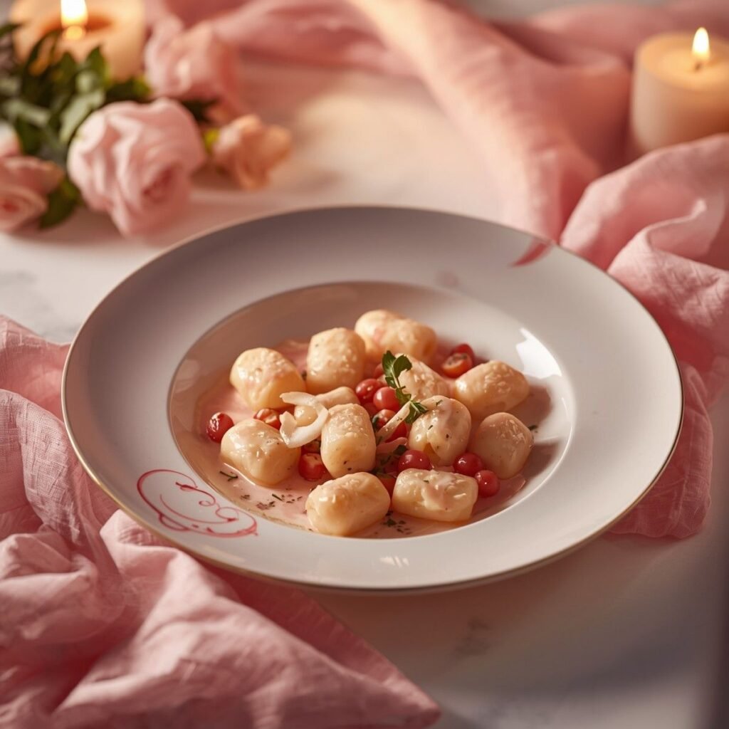 Creamy gnocchi pasta