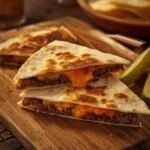 Crispy High Protein Smashburger Quesadilla Wraps