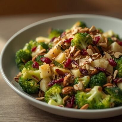 Crunchy Honeycrisp Apple Broccoli Salad
