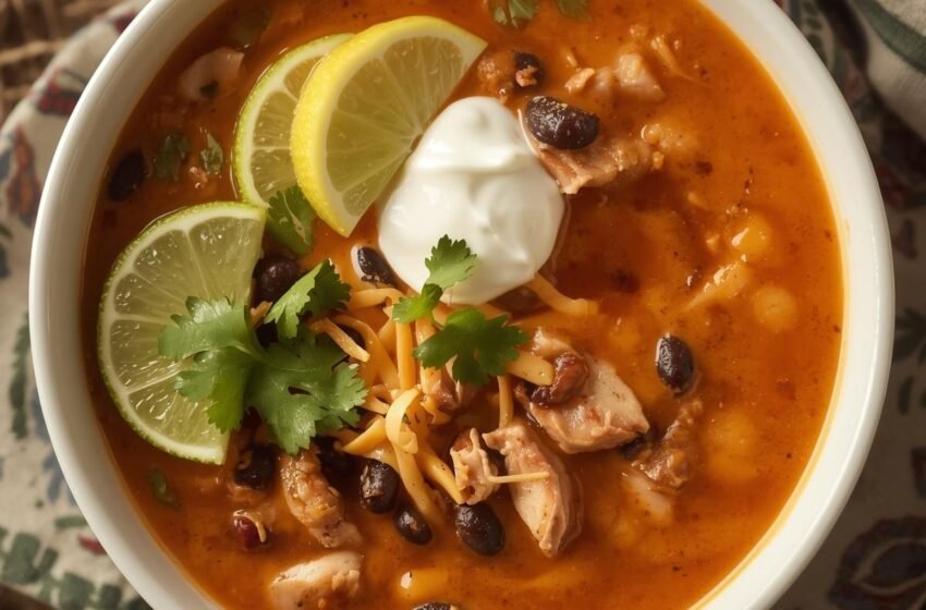 High Protein Creamy Taco Soup
