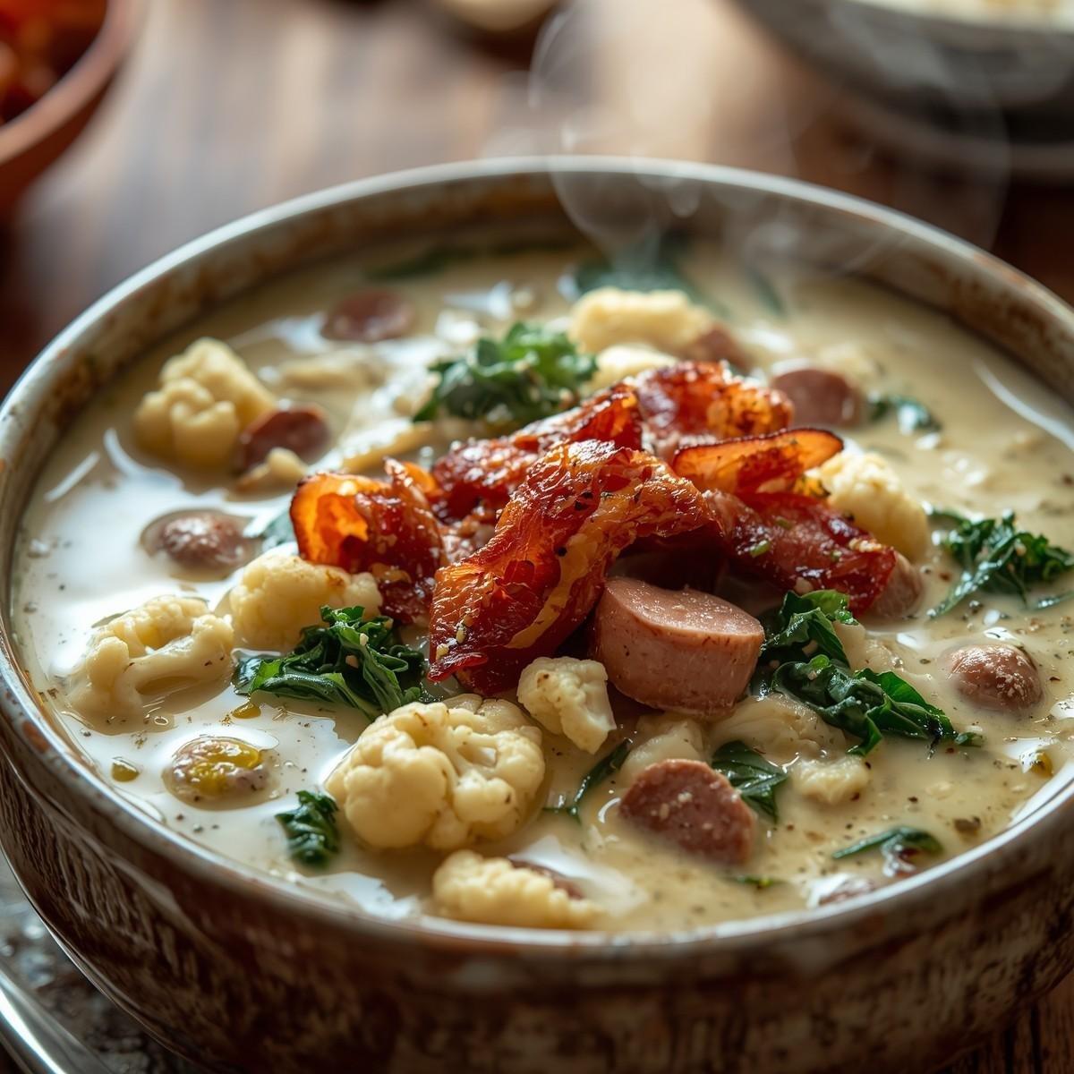 Keto Zuppa Toscana Soup