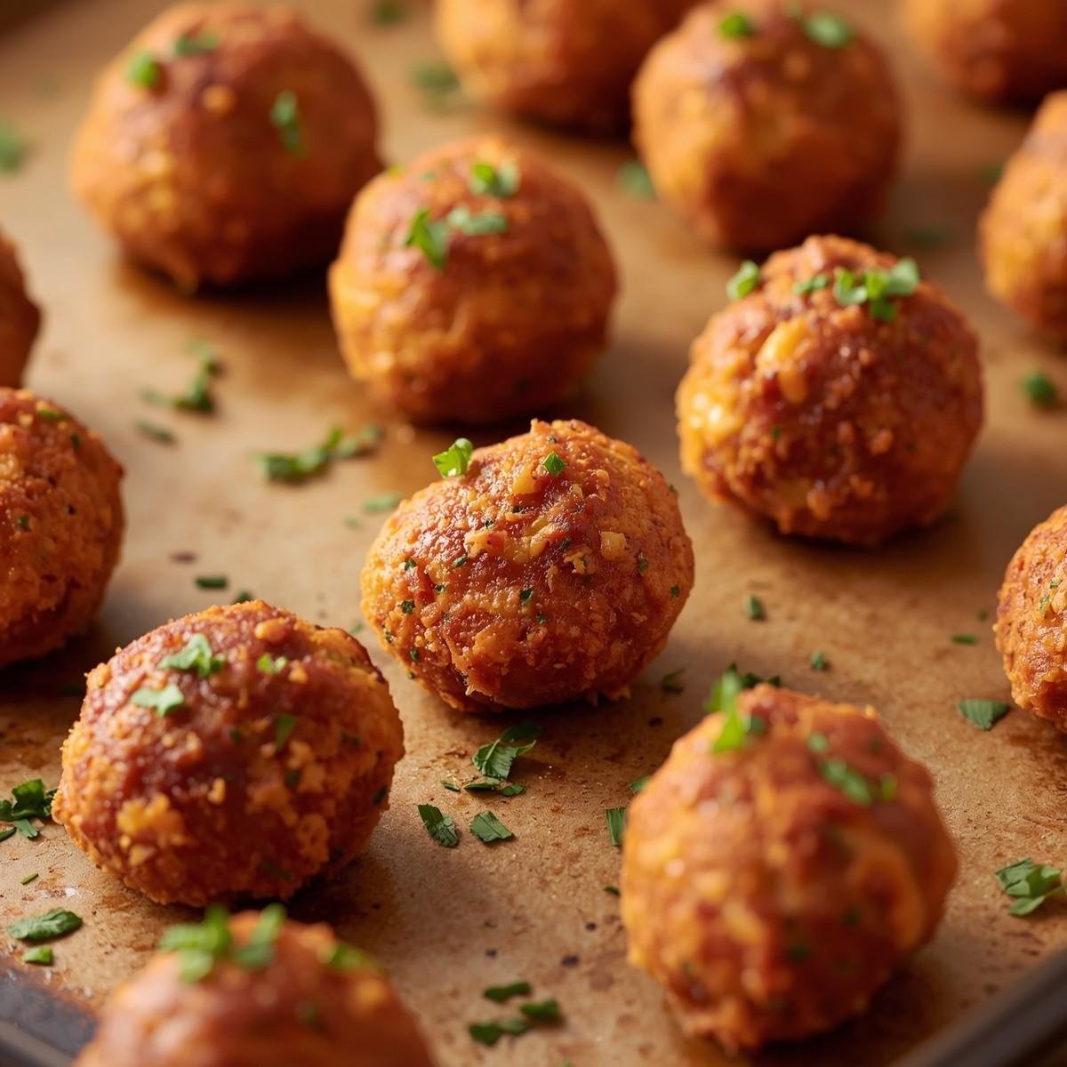 Keto rotel cream cheese sausage balls