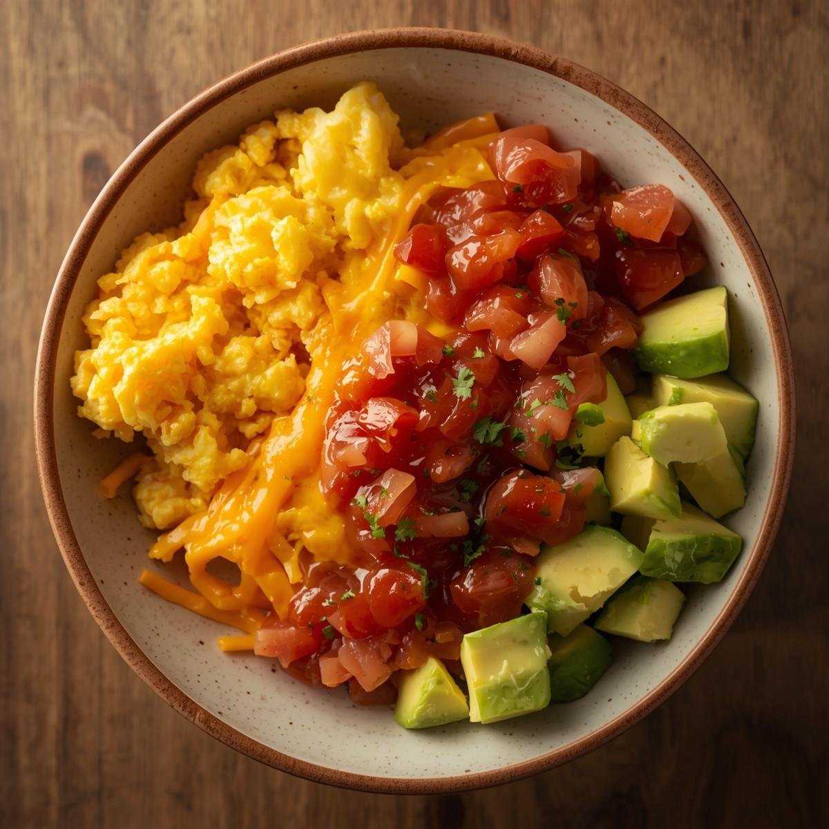Keto Breakfast Burrito Bowl