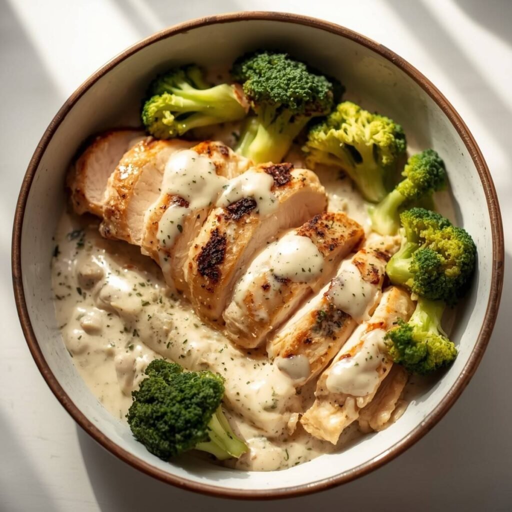 Low-Carb Chicken Alfredo