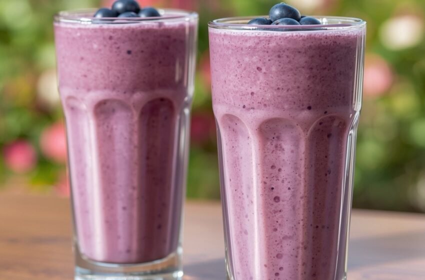 Low-Carb Keto Blueberry Smoothie