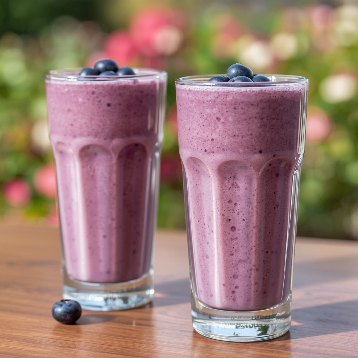 Low-Carb Keto Blueberry Smoothie