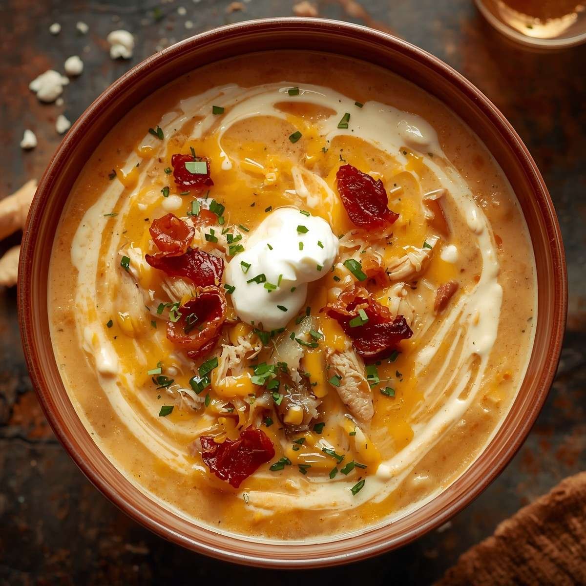 Low-Carb Keto Crack Chicken Soup