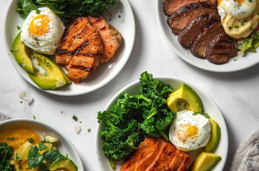 Low-carb high-protein lunch foods