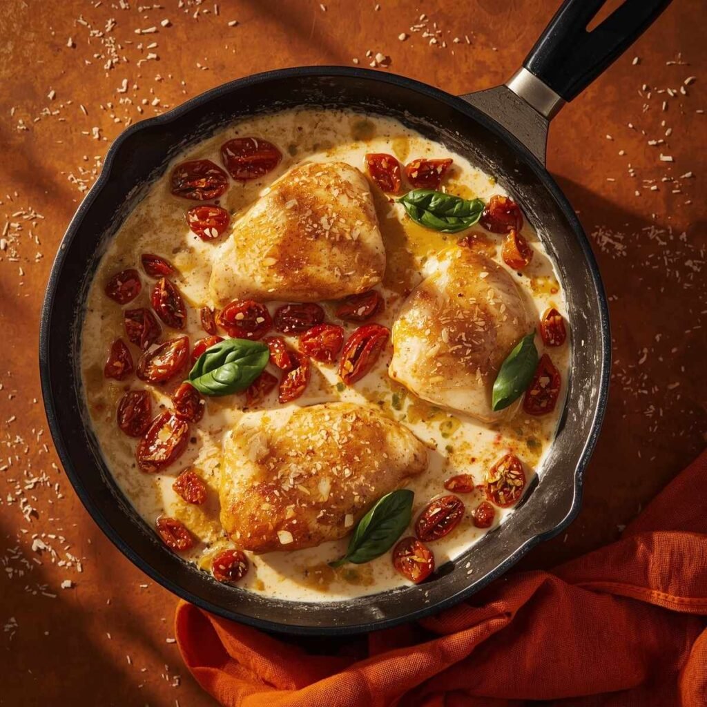 Creamy Chicken with Sun-Dried Tomatoes
