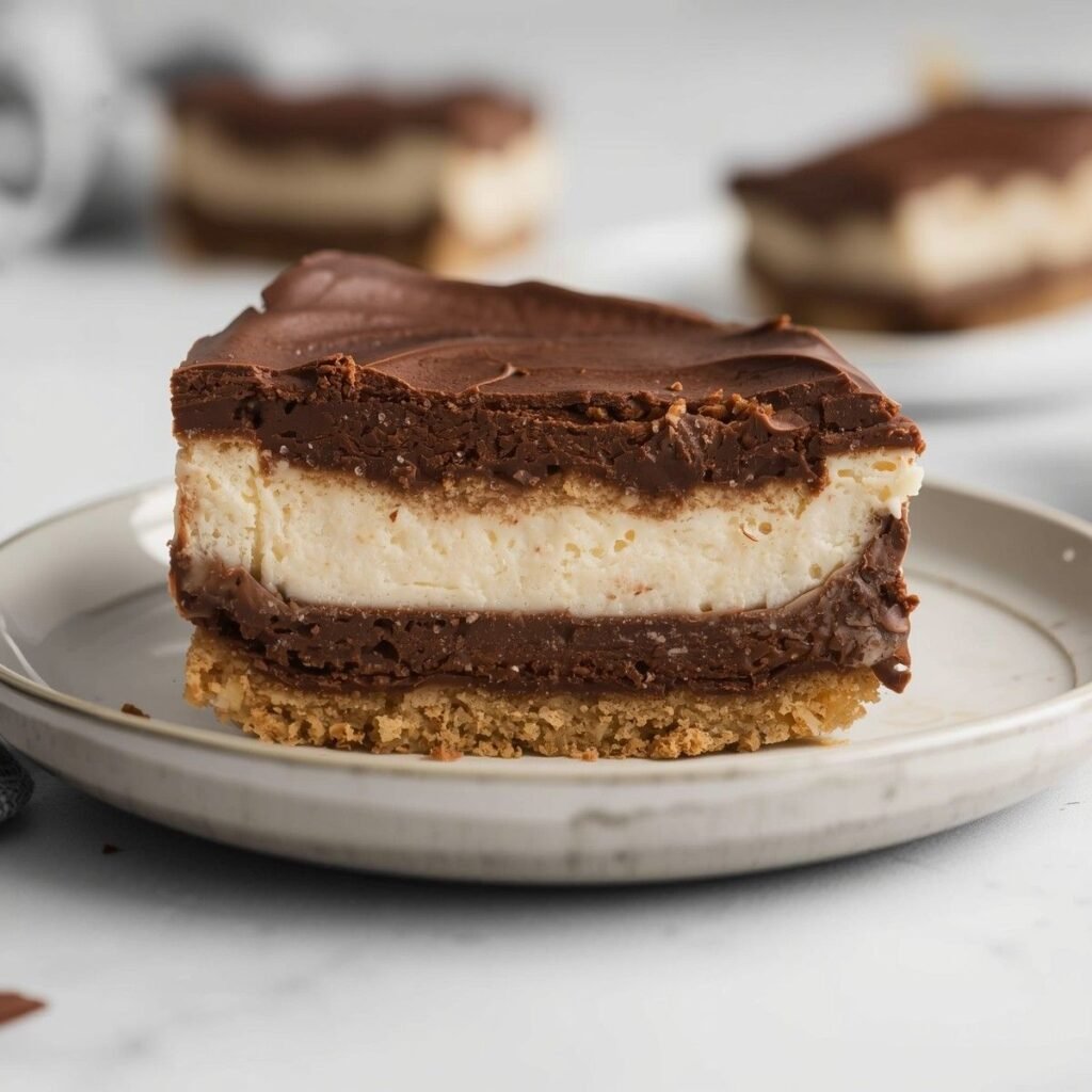 Keto Chocolate Cheesecake Slices