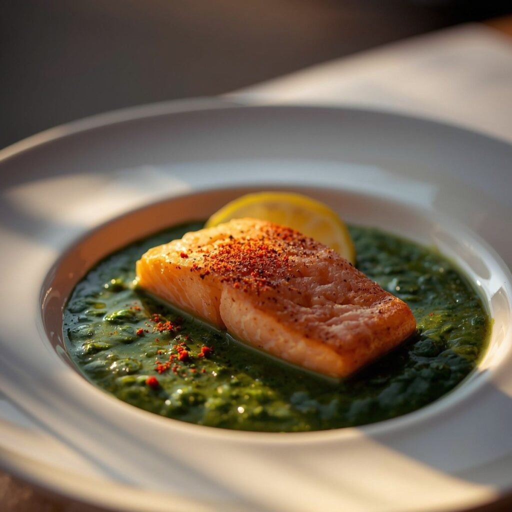 Keto Creamy Spinach Salmon