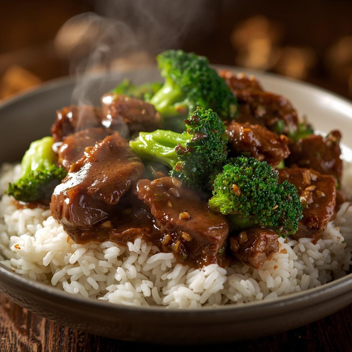 Easy Slow Cooker Beef with Broccoli