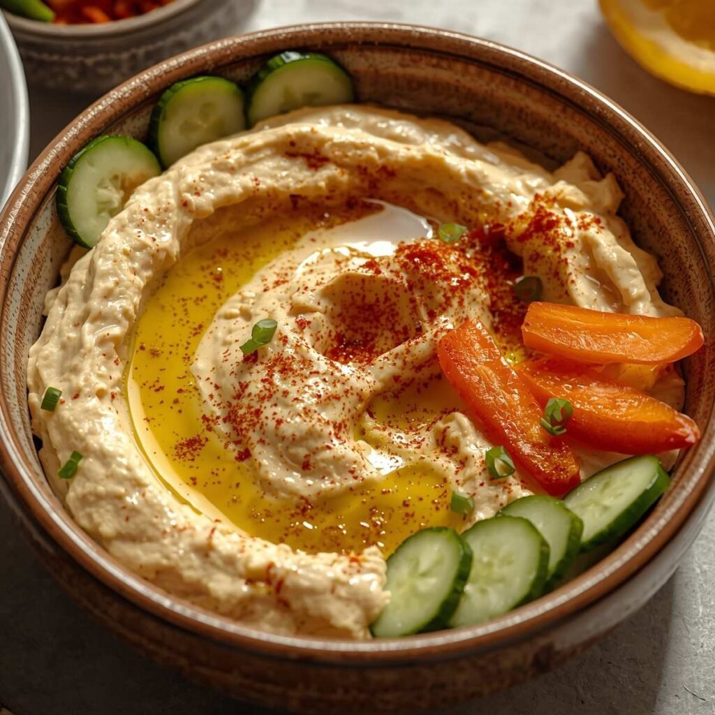Hummus with Fresh Vegetables