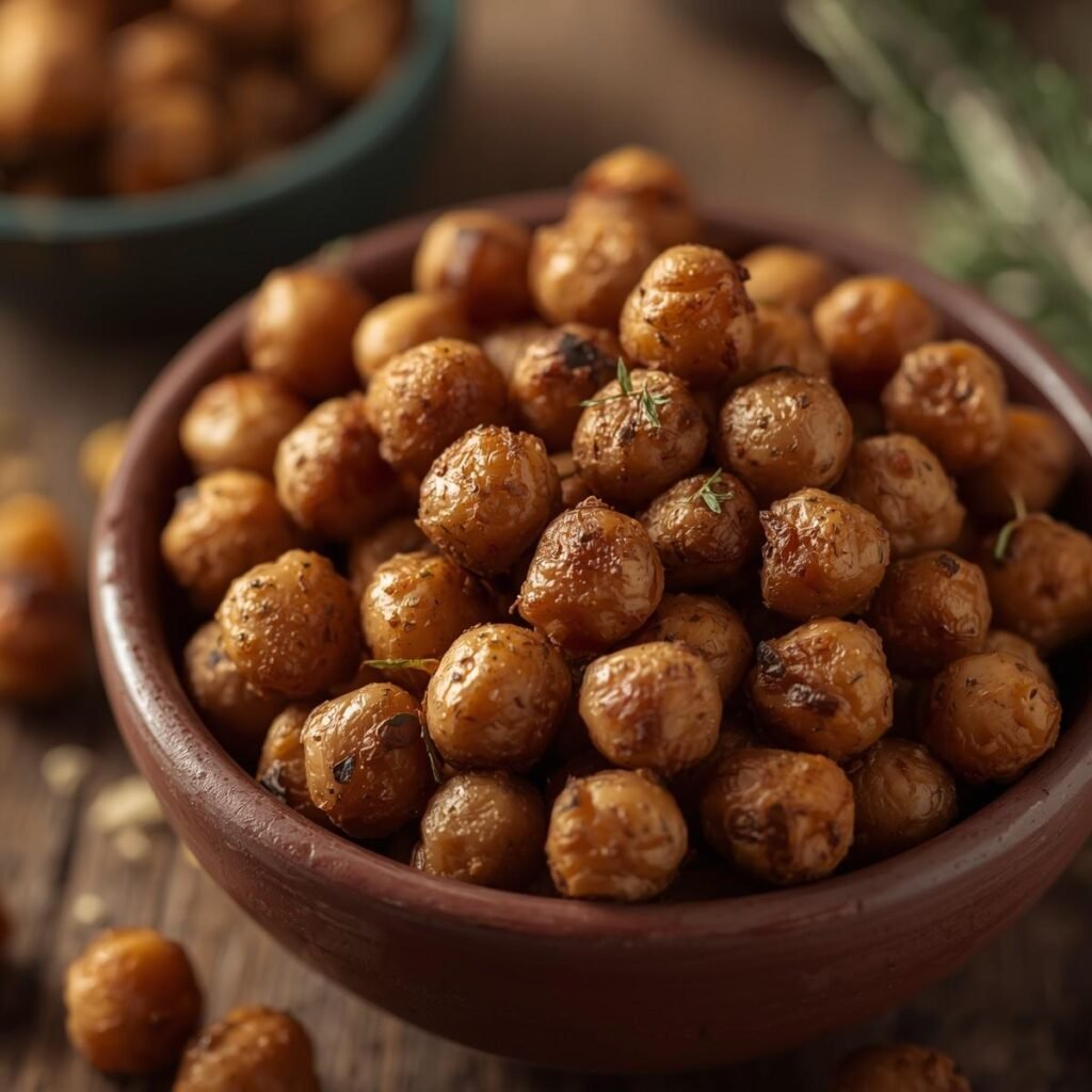 Roasted Chickpeas with Herbs