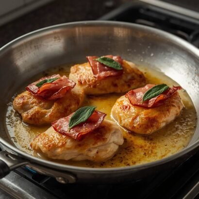 Pan-Seared Italian Chicken Saltimbocca