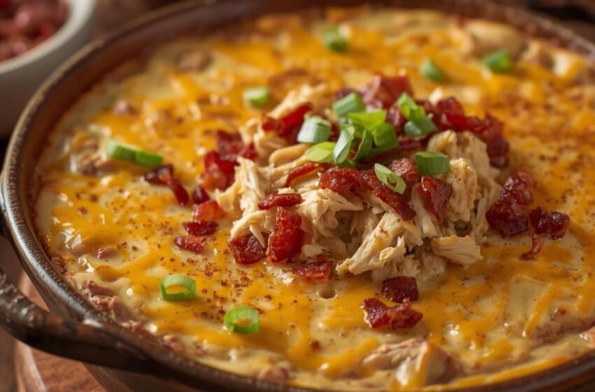 Warm Crack Chicken Dip