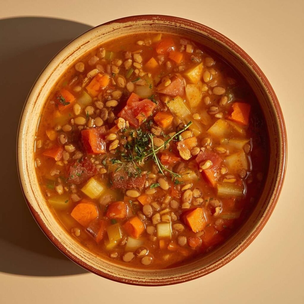 Hearty Lentil Vegetable Soup