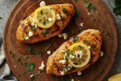Thumbnail for Mediterranean Garlic Lemon & Feta Chicken