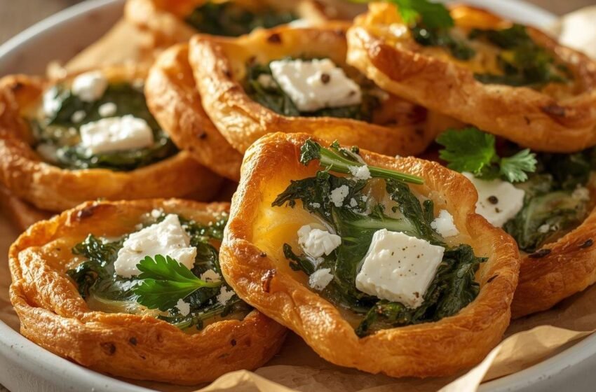 Mediterranean Spinach & Feta Crisps