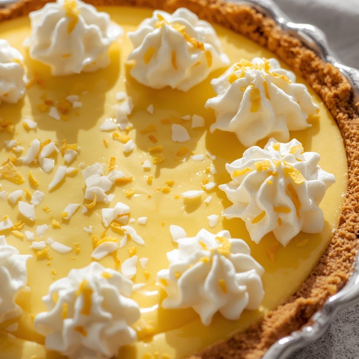 Meyer lemon pie