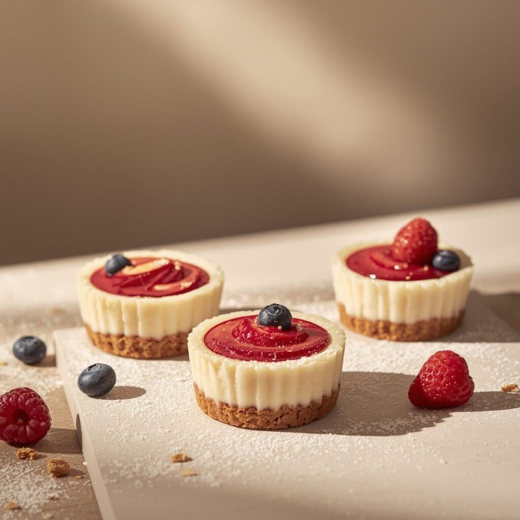 Mini cheesecake cups,