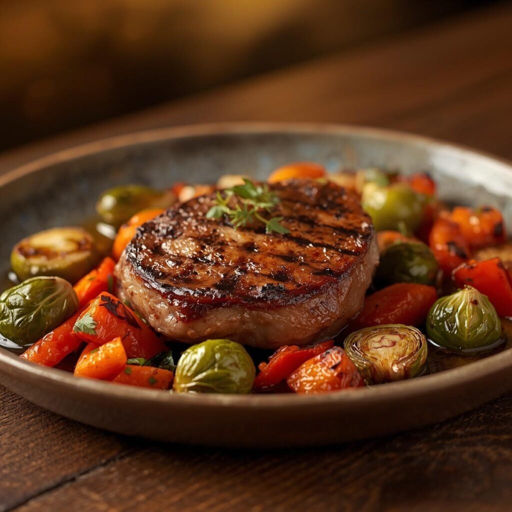 Pork Chop and Veggies