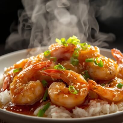 Quick Honey Garlic Shrimp with Protein Boost