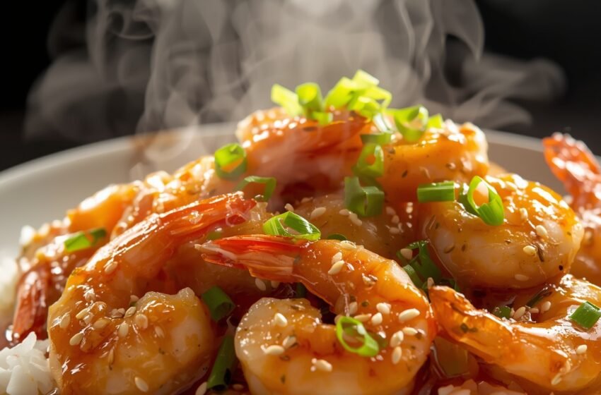 Quick Honey Garlic Shrimp with Protein Boost