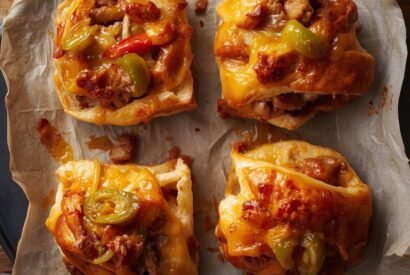 Thumbnail for Savory Keto Philly Cheesesteak Rolls