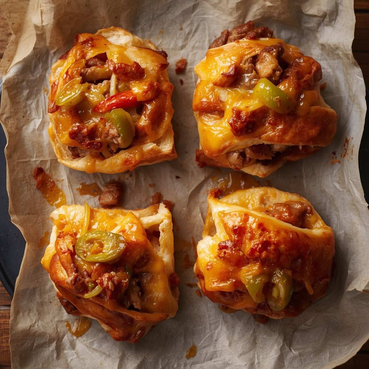 Savory Keto Philly Cheesesteak Rolls